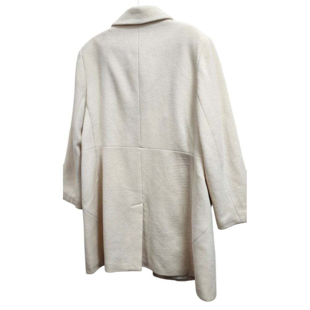 Chadwicks Women’s Wool Blend Coat – Size 18W – Ivory Cream - Picture 6 of 13